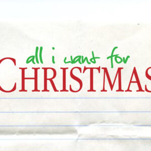 All I Want For Christmas Slide